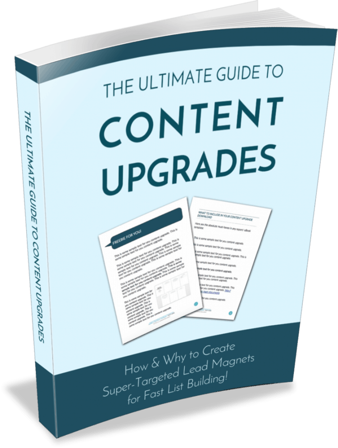 Content Upgrades PLR eBook