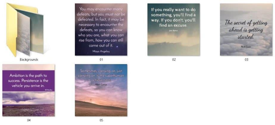 Core Fitness Premium PLR Inspirational Images