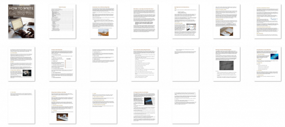 Epic Blog Posts Premium PLR eBook Screenshot Epic Blog Posts Premium PLR eBook Screenshot