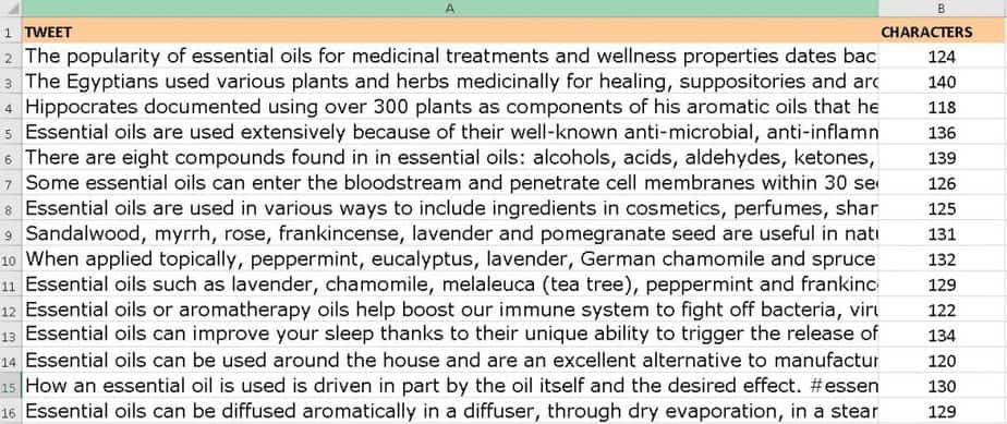 Essential Oils Premium PLR Social Tweets