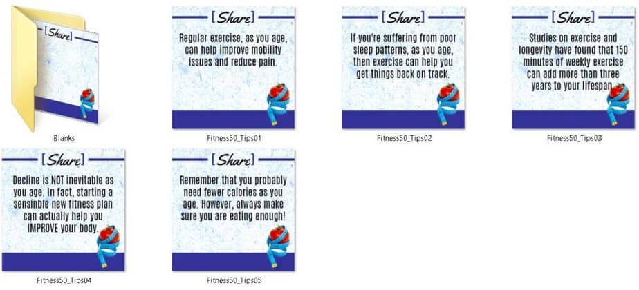 Fit After 50 Premium PLR Social Fitness Tips Fit After 50 Premium PLR Social Fitness Tips