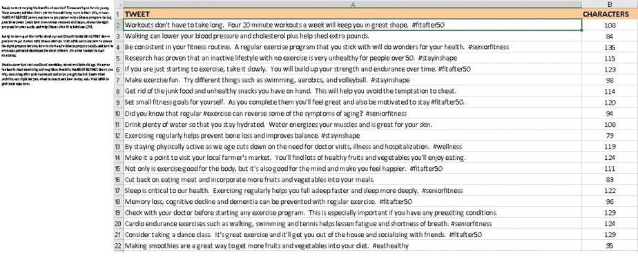 Fit After 50 Premium PLR Social Tweets and Bylines Fit After 50 Premium PLR Social Tweets and Bylines