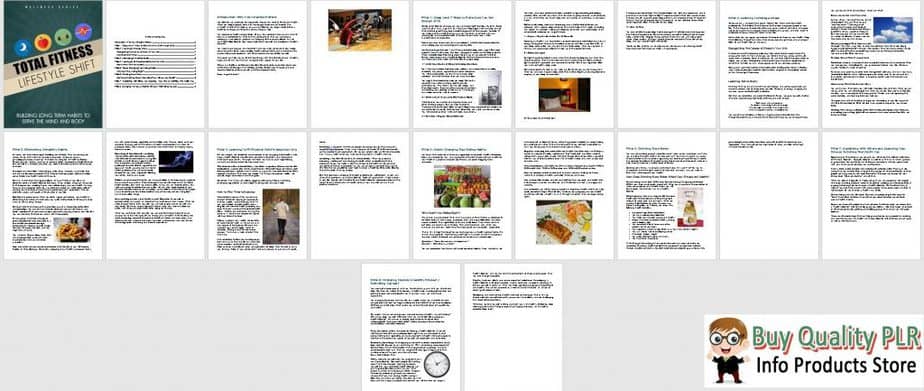 Fit Lifestyle PLR Ebook Sneak Preview 1 Fit Lifestyle PLR Ebook Sneak Preview