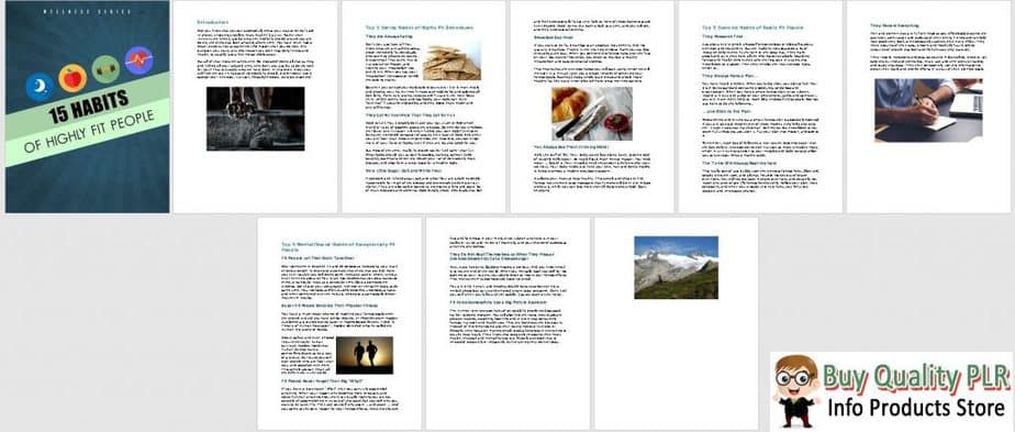 Fit Lifestyle PLR Report Fit Lifestyle PLR Report