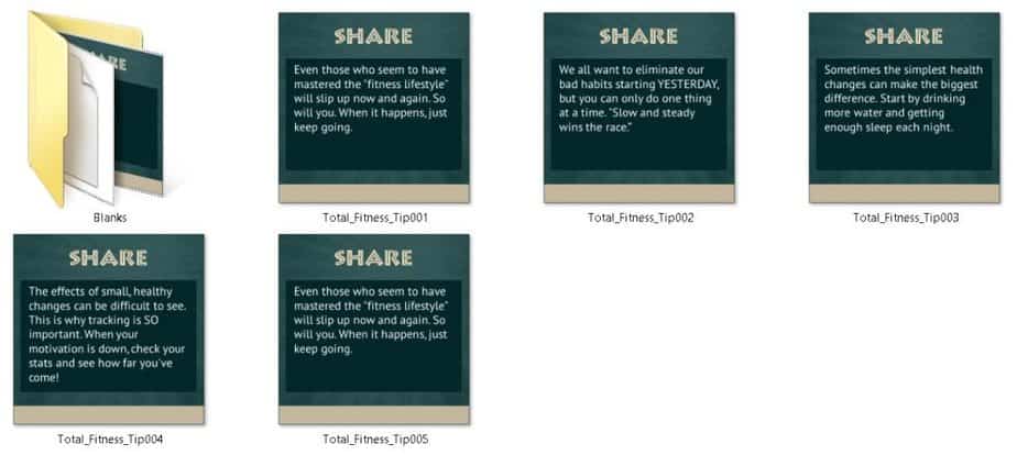 Fit Lifestyle Social Media Post Tips Total Fitness Social Media Tips PLR Images