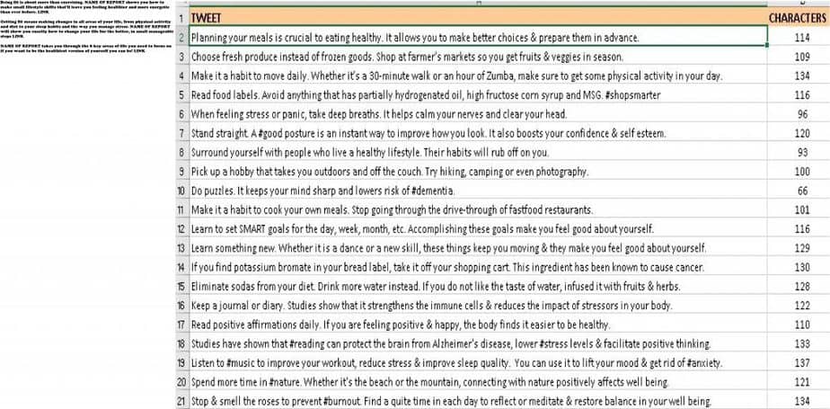 Fit lifestyle PLR Tweets Fit lifestyle PLR Tweets