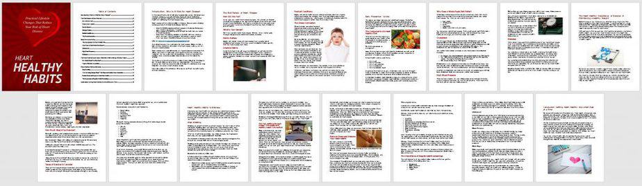 Healthy Heart Habits Premium PLR Ebook Sneak Preview Healthy Heart Habits Premium PLR Ebook Sneak Preview