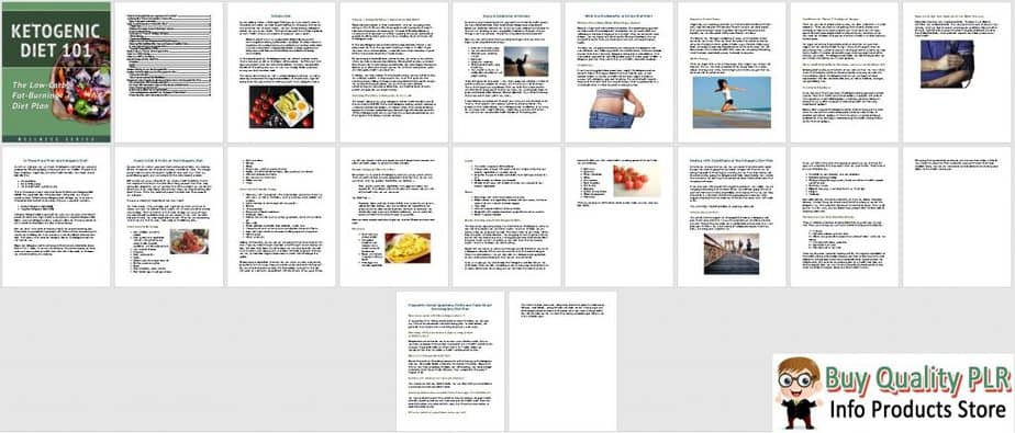 Keto Diet PLR Ebook Sneak Preview 1