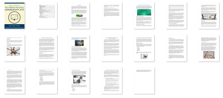 Membership Sites PLR Checklist Inside Look