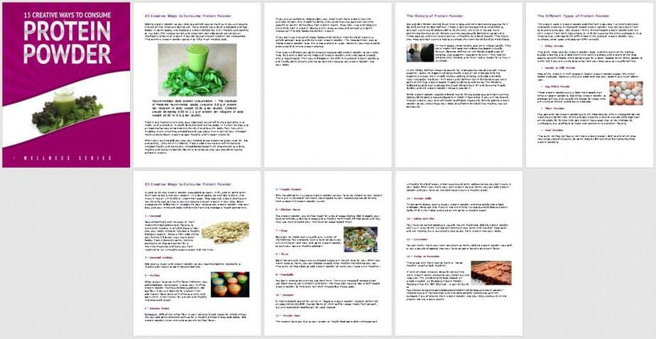 Protein Premium PLR Report Sneak Preview 