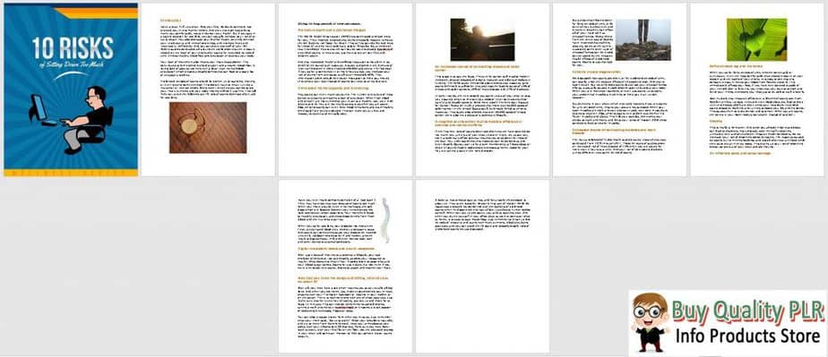 10 Risks of Sitting PLR Report Sneak Preview
