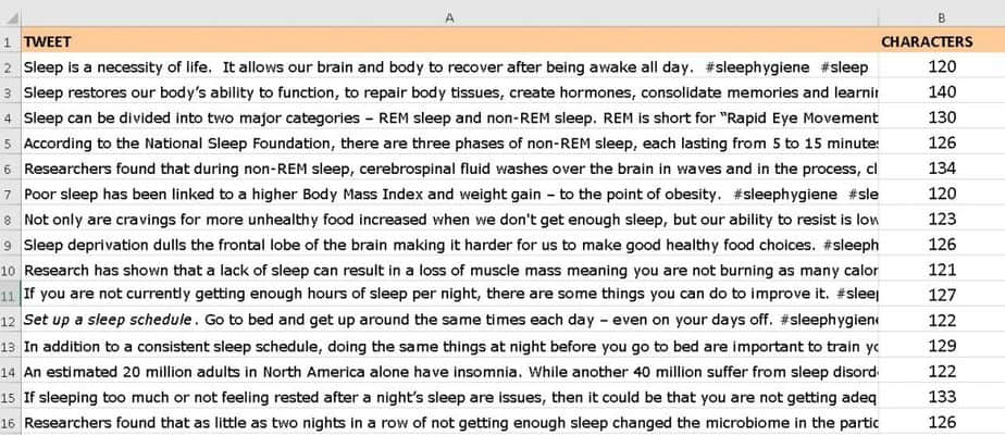 Sleep Health Social Tweets PLR