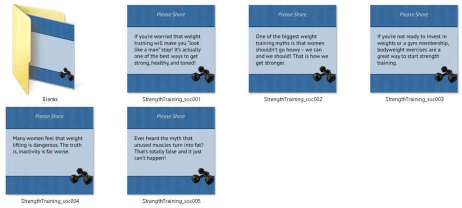 Strength Training for Women PLR Social Fitness Tips Strength Training for Women PLR Social Fitness Tips