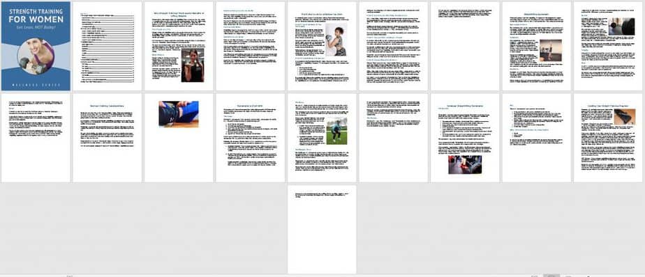Strength Training for Women Premium PLR Ebook Sneak Preview Strength Training for Women Premium PLR Ebook Sneak Preview