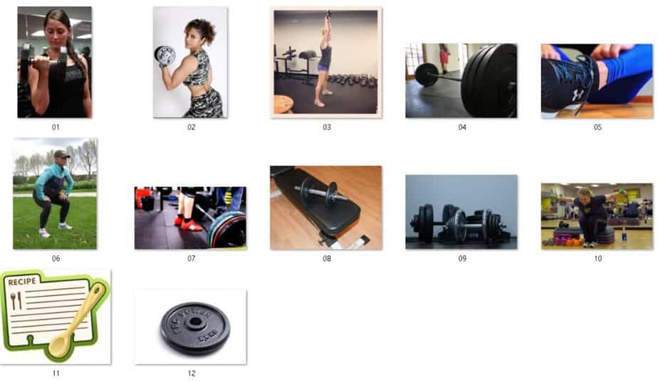 Strength Training for Women Royalty Free Images