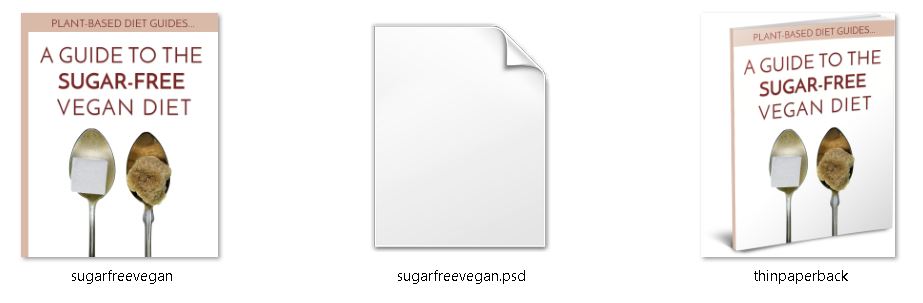 Sugar Free Vegan Editbale Ecover Files