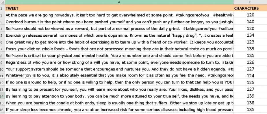 Take Care of Yourself PLR Social Tweets Take Care of Yourself PLR Social Tweets