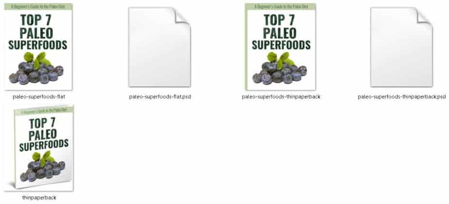 Top 7 Paleo Superfoods Printable Ecovers