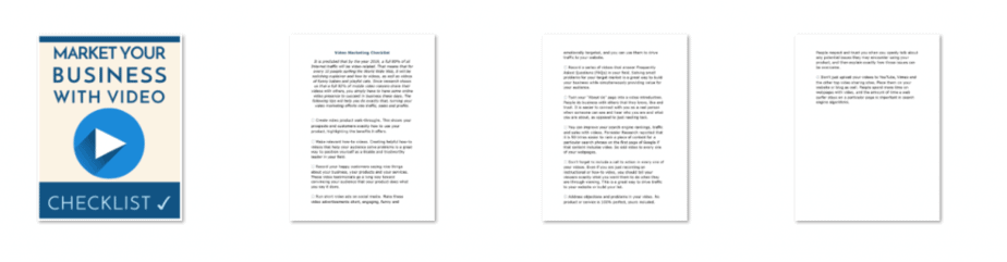 Video Marketing PLR Checklist Inside Look Video Marketing PLR Checklist Inside Look