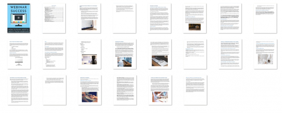 Webinar PLR eBook Inside Look
