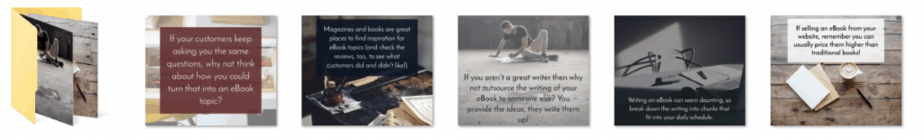 Writing An eBook PLR Social Graphics