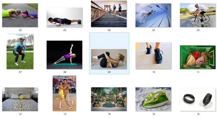 30 Day Fitness Challenge Royalty Free Images