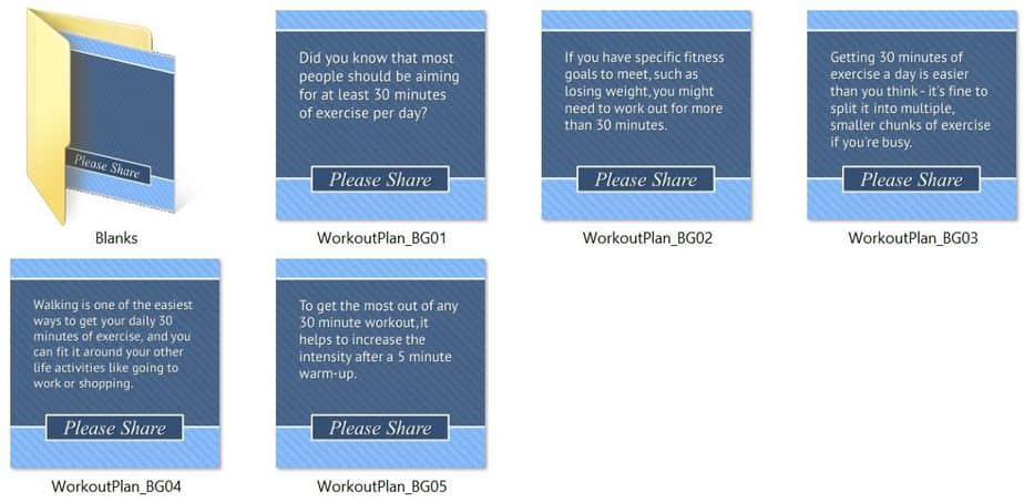 30 Minute Workouts Premium PLR Package | Fitness Workouts PLR Pack