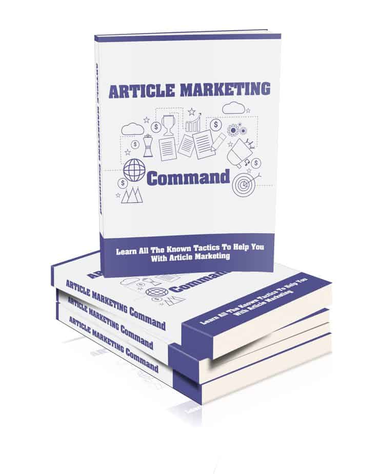 Article Marketing Command MRR eBook and Optin Page