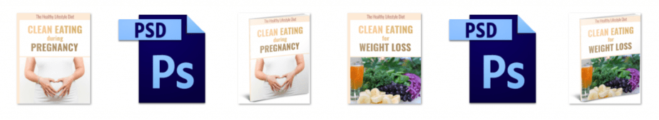 Clean Eating for Pregnancy Weight Loss PLR Ecovers