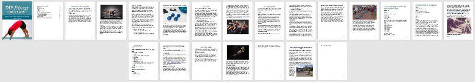 DIY Fitness Bootcamp Premium PLR Ebook Sneak Preview