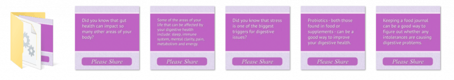 Digestive Health Wellness PLR Social Graphics Digestive Health Wellness PLR Social Graphics