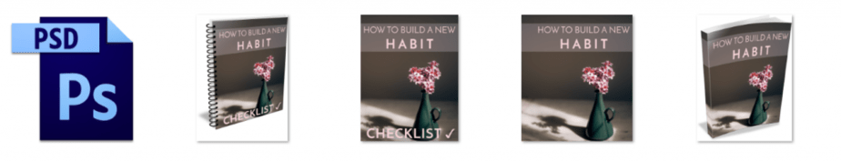 Forming New Habits PLR Editable Ecovers