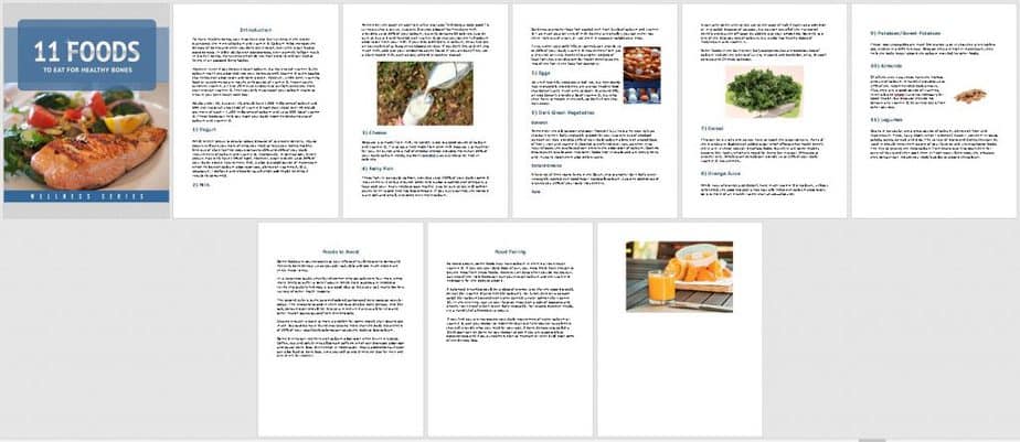 Healthy Bones Premium PLR Report Sneak Preview