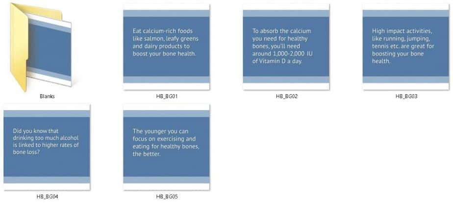 Healthy Bones Premium PLR Social Tips