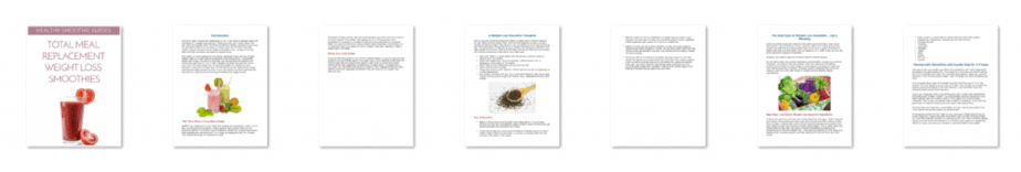 Meal Replacement Mini Guides Inside Look Meal Replacement Mini Guides Inside Look