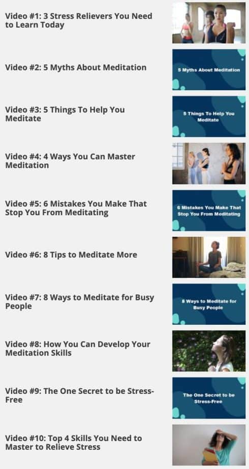 Meditation For Busy People Videos