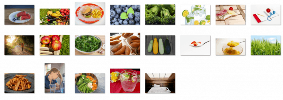 Mindful Eating Royalty Free Images