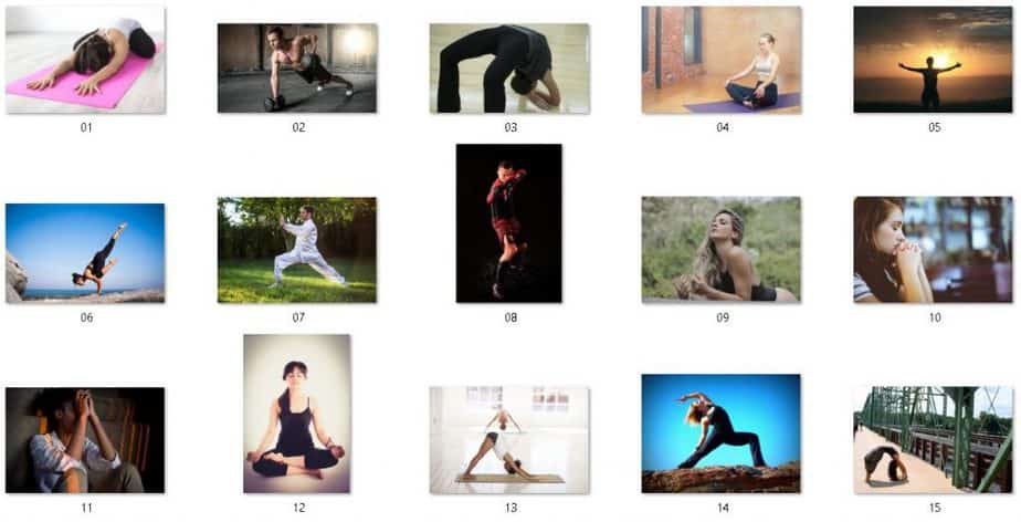 Mindful Fitness Royalty Free Images