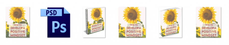 Positive Thinking PLR Editable Ecovers