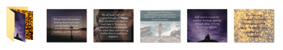 Positive Thinking PLR Social Graphics Positive Thinking PLR Social Graphics