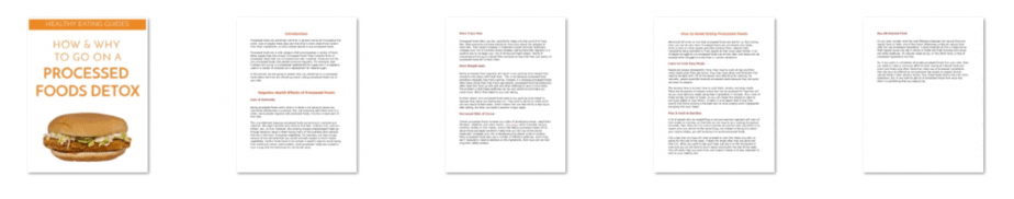 Processed Foods Mini Guides Inside Look