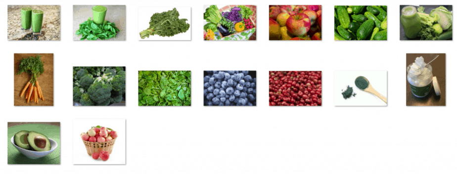 Smoothies and Superfoods Royalty Free Images