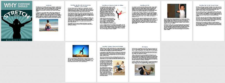 Stretching Premium PLR Report Sneak Preview