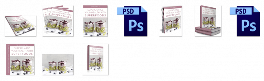 Superfoods PLR Editable Ecovers