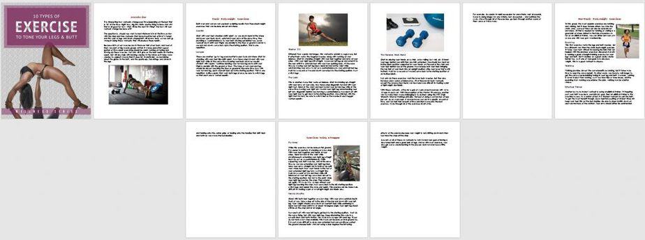 Toned Legs Premium PLR Report Sneak Preview Toned Legs Premium PLR Report Sneak Preview