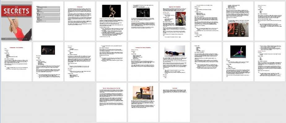 Toning Arms Premium PLR Ebook Sneak Preview