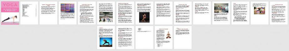 Yoga Fitness Premium PLR Ebook Sneak Preview