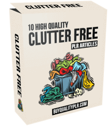 10 High Quality Clutter Free PLR Articles