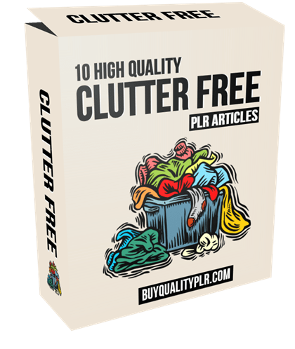 10 High Quality Clutter Free PLR Articles