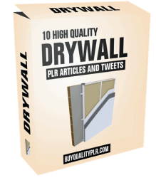 10 High Quality Drywall PLR Articles and Tweets